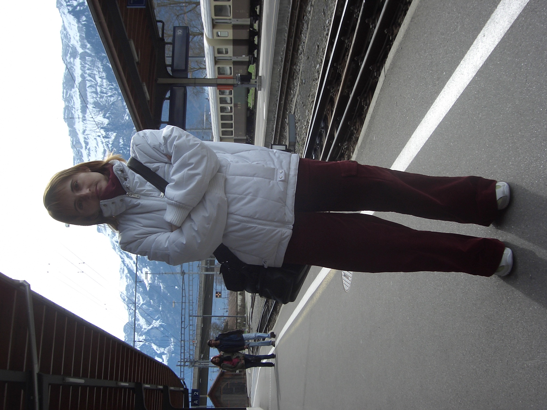 na stanici - ideme do Alp